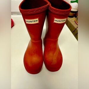 Red Hunter Boots